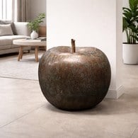 德國BULL&STEIN 青銅系列蘋果雕塑 (直徑60公分)