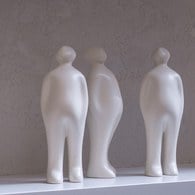 比利時Gardeco藝術擺飾 經典觀賞者 (白、高23公分)