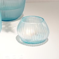 德國Guaxs玻璃燭台 NAGAA系列 (天空藍、高9公分)
