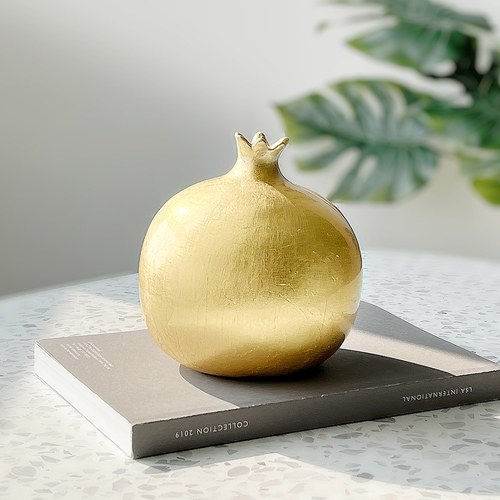 德國BULL&STEIN 金石榴陶瓷釉光雕塑 (直徑20公分)