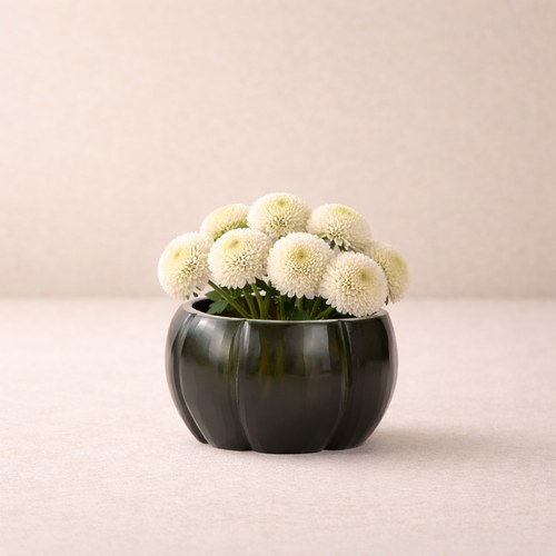 德國Guaxs玻璃燭台 LALIBELA系列 (黑鐵灰、高7公分)