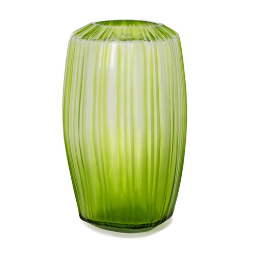 德國Guaxs玻璃花器MALIBU系列(綠、高28公分)