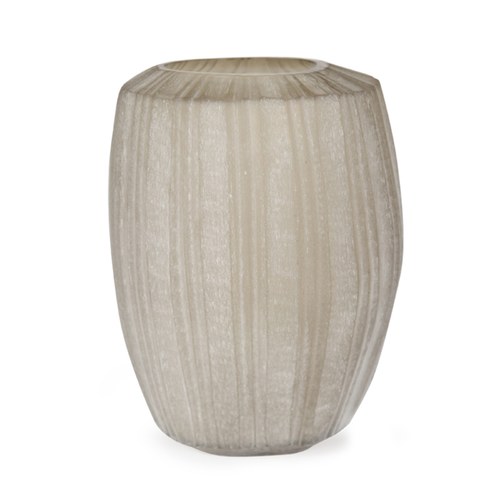 德國Guaxs玻璃花器MALIBU系列(煙燻灰、高37公分)