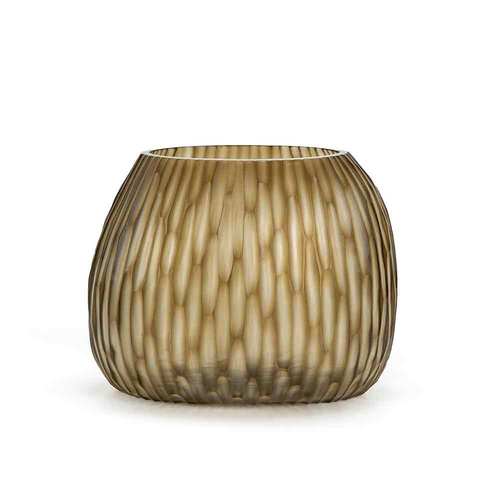 德國Guaxs玻璃花器 CLEMENTE系列 (深煙燻灰、高20公分)