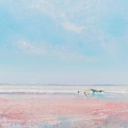 德國KARE 紅海光景藝術掛畫 (100x100公分)