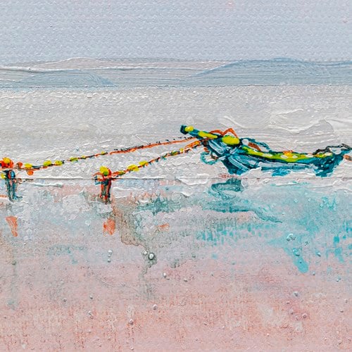 德國KARE 紅海光景藝術掛畫 (100x100公分)