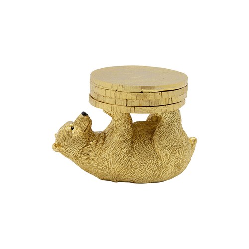 德國KARE 貪玩小熊杯墊組 (附4杯墊)