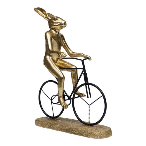 德國KARE 悠遊單車兔雕塑擺飾