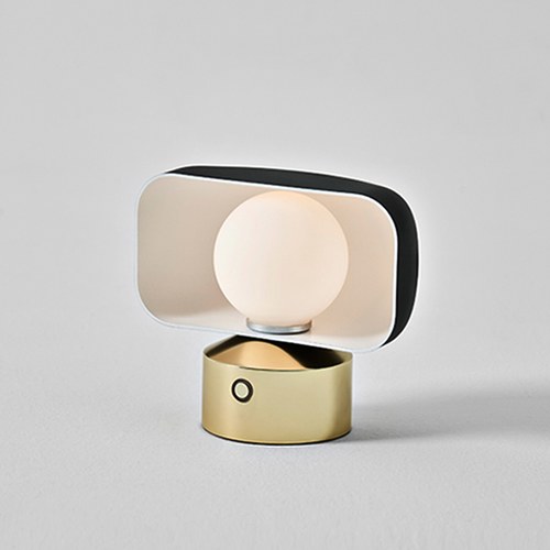 HOODIE 無敵|無線充電桌燈 (霧灰/流沙金)