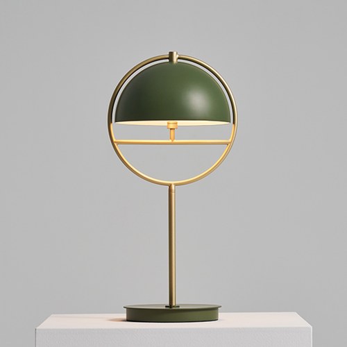 HUAN 圜 D|桌燈 (橄欖綠/流沙金)