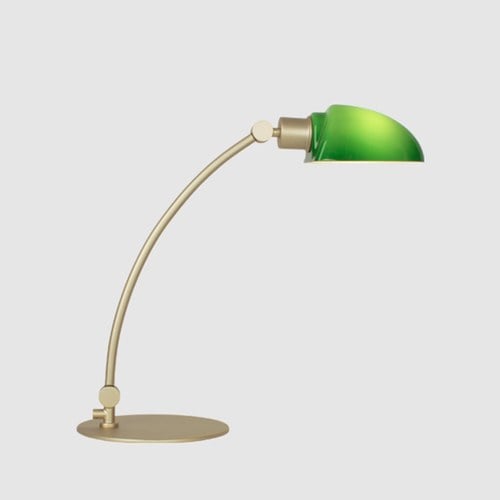 VULTURE 兀鷲|桌燈 (亮綠玻/流沙金)
