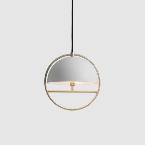 HUAN S 圜|吊燈 (霧白/流沙金)