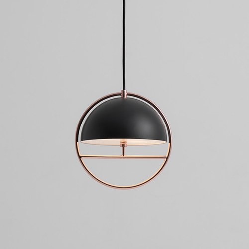 HUAN S 圜|吊燈 (霧黑/紅銅)