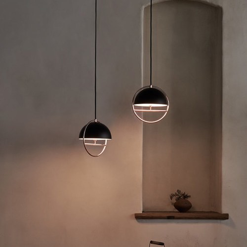 HUAN S 圜|吊燈 (霧黑/紅銅)