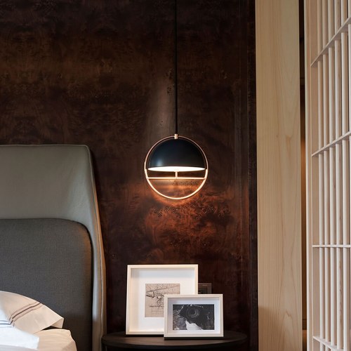 HUAN S 圜|吊燈 (海軍藍/紅銅)