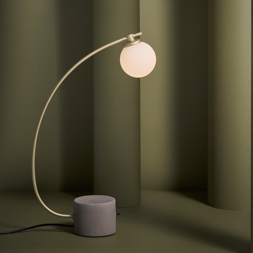 WANU 銜月|桌燈 (流沙金)