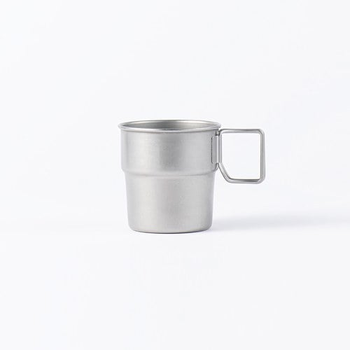 日本Aoyoshi 戶外露營堆疊馬克杯 (霧銀、300毫升)