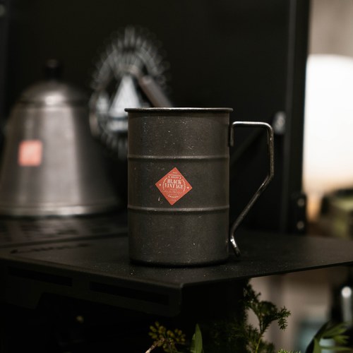 日本Aoyoshi 經典圓柱馬克杯 (霧黑、400毫升)