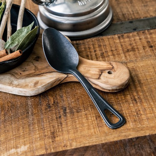 日本Aoyoshi 野營風湯匙 (黑、13.5公分)