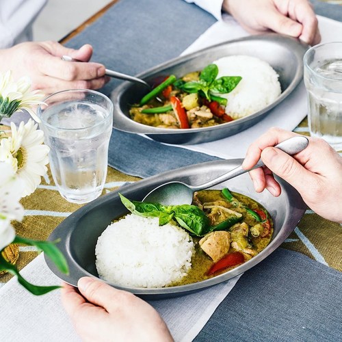 日本Aoyoshi 燭光之夜橢圓深盤 (黑、27.3公分)