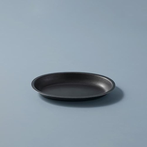 日本Aoyoshi 燭光之夜橢圓深盤 (黑、23.2公分)