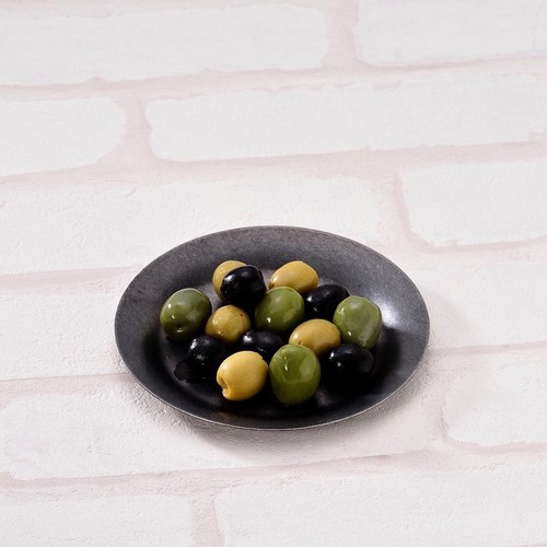 日本Aoyoshi 燭光之夜圓形深盤 (黑、12.5公分)