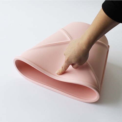 日本 八幡化成 仿皮革軟式收納筒 (黑、容量 6 公升)