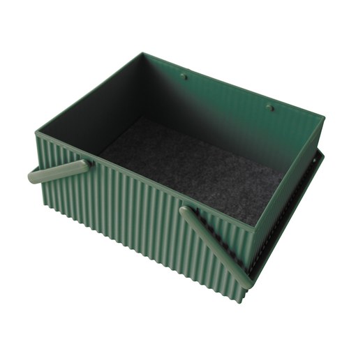 日本 八幡化成 貨櫃收納箱 (L號、長 26.8 公分)