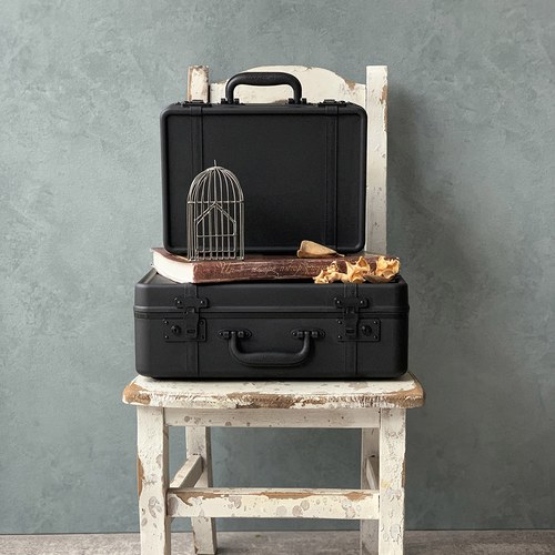 日本 八幡化成 復古行李收納箱 (XL號、長 46 公分)