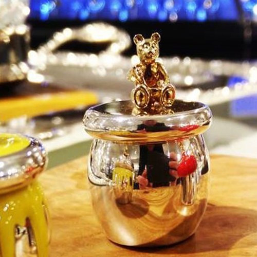 英國Carrs銀器 珍藏彌月禮-甜蜜熊紀念盒