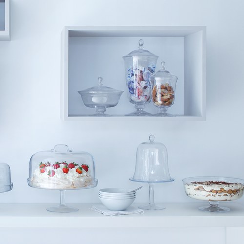 英國LSA 晶透玻璃派對點心杯 (高38公分)