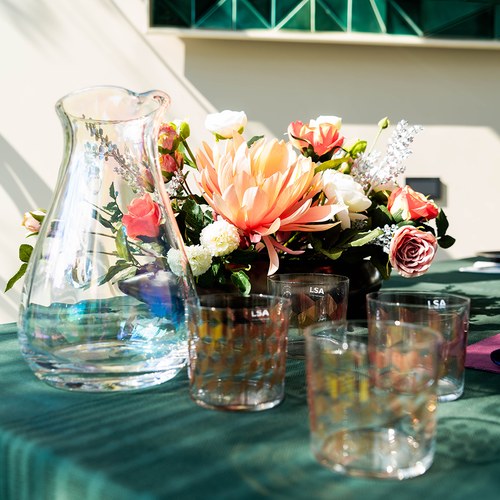 英國LSA 貝殼絢彩玻璃水壺