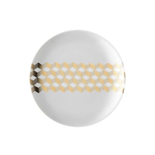 英國LSA 金絲彩帶餐盤4入組 (直徑16公分)