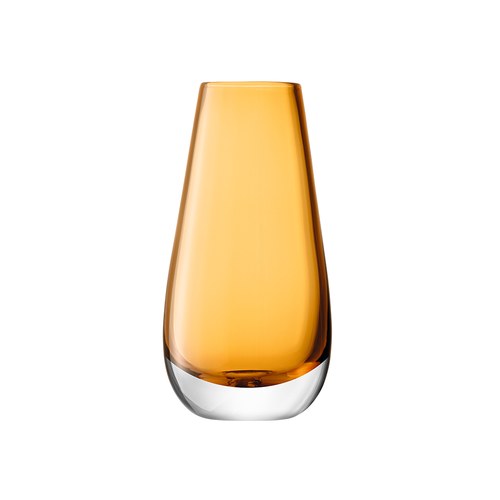 英國LSA 艷彩透底玻璃花器 (橘)