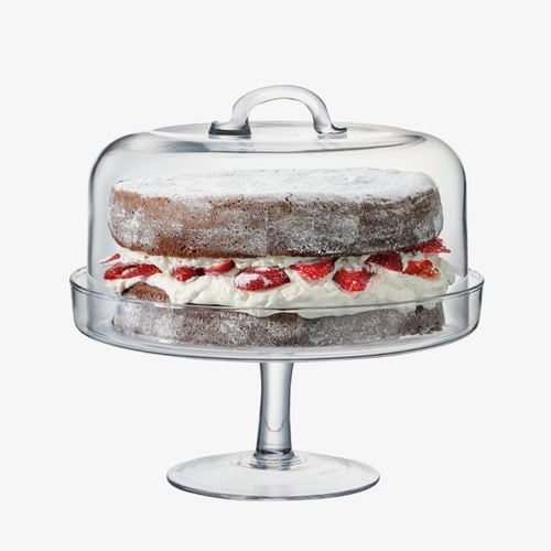 英國LSA 全玻形輪廓蛋糕架 (直徑25公分)