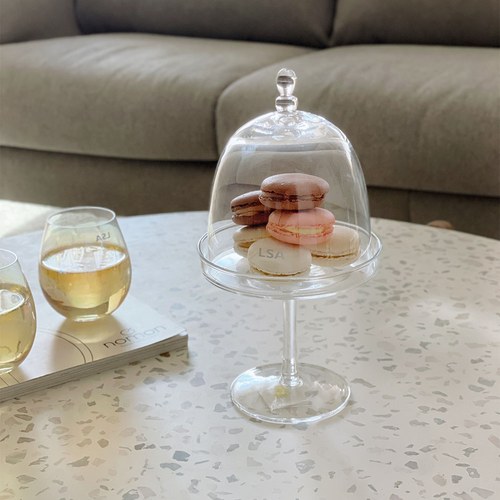 英國LSA 全玻形輪廓拱形蛋糕架 (直徑14公分)