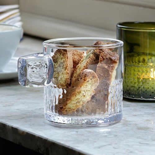 英國LSA 把手系列玻璃燭台 (透明)-HN01