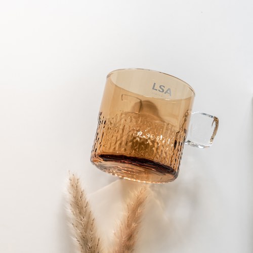 英國LSA 把手系列玻璃燭台 (琥珀)-HN02