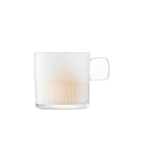 英國LSA 把手系列玻璃燭台 (霧白)-HN03