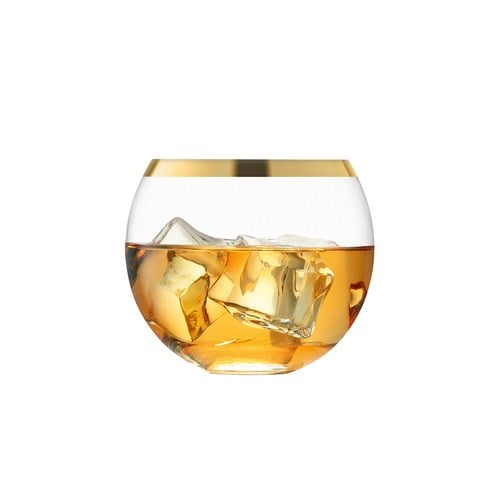 英國LSA 鑲金邊水杯2入組 (330毫升)-LC01