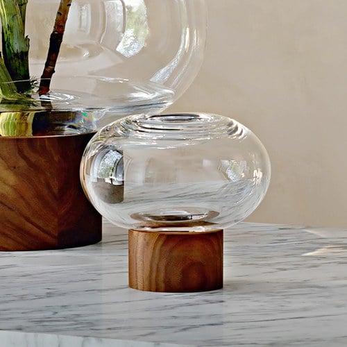 英國LSA 歐式禪風花器 (透明、高13.5公分)