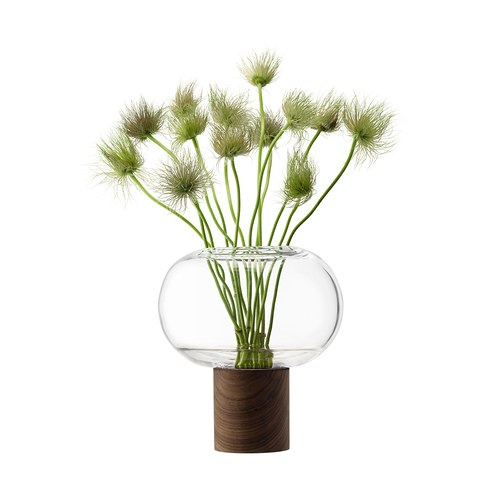 英國LSA 歐式禪風花器 (透明、高21.5公分)