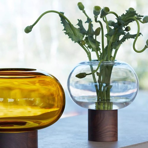 英國LSA 歐式禪風花器 (透明、高21.5公分)