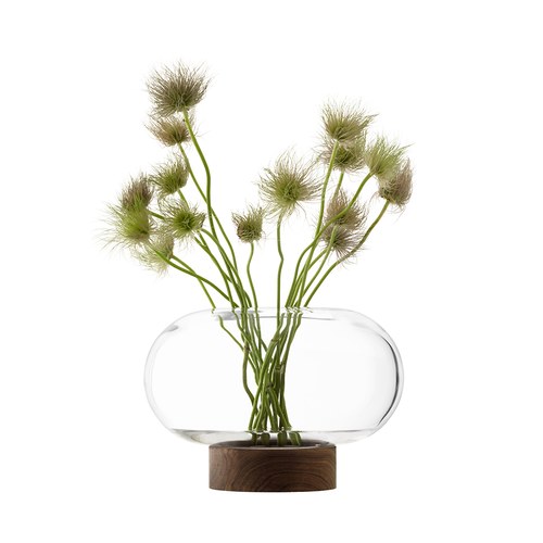 英國LSA 歐式禪風花器 (透明、高19.5公分)