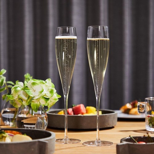 英國LSA 奇幻倫敦V字香檳杯2入組 (200毫升)-SA05