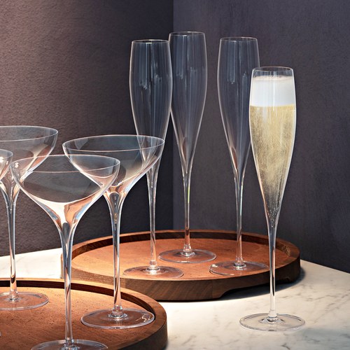 英國LSA 奇幻倫敦V字香檳杯2入組 (200毫升)-SA05