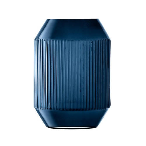英國LSA 寶石羅馬柱花器 (藍寶石、高26公分)-RT11