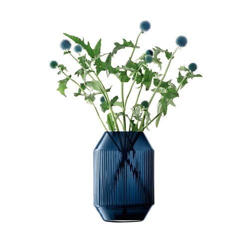 英國LSA 寶石羅馬柱花器 (藍寶石、高26公分)-RT11