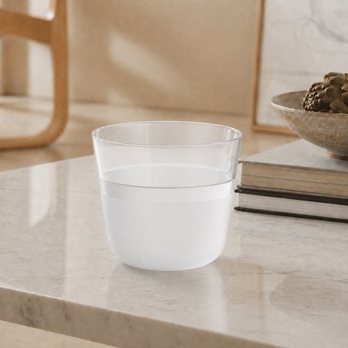 英國LSA 弧形對比玻璃杯2入組 (薄暮、260毫升)-AC09