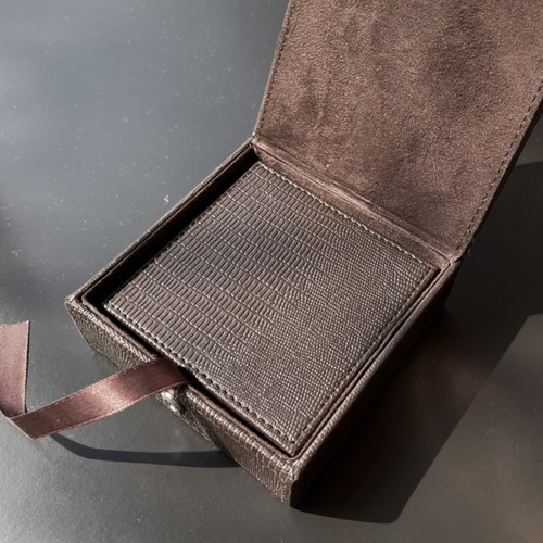 比利時Dome Deco 扣件綁帶方型杯墊(六片)